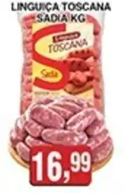 Supermercados Paraná Linguiça toscana sadia oferta