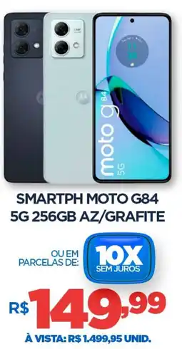 DB Supermercados Smartph Moto G84 5G 256GB az/grafite oferta