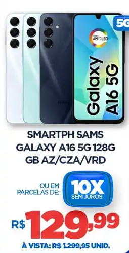 DB Supermercados Smartph Samsung Galaxy A16 5G 128G GB AZ/CZA/VRD oferta