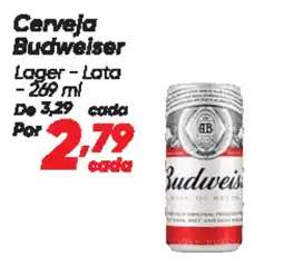Dia Cerveja Budweiser Lager - Lata oferta
