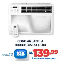 DB Supermercados Cond Ar Janela 10000BTUS PSG01J10 oferta