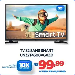 DB Supermercados Tv 32 Samsung Smart UN32T4300AGXZD oferta