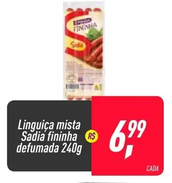 Frangolândia Linguica Mista Sadia fininha defumada 240g oferta