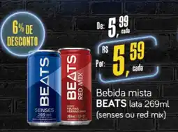 Cometa Supermercados Bebida mista BEATS oferta