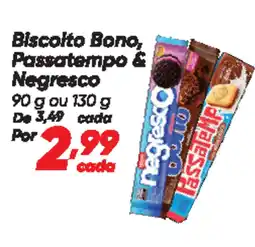 Dia Biscoito Bono, Passatempo & Negresco oferta
