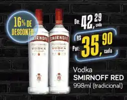 Cometa Supermercados Vodka SMIRNOFF RED (tradicional) oferta