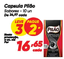 Dia Capsula Pilão oferta