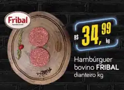 Cometa Supermercados Hambúrguer bovino FRIBAL dianteiro oferta