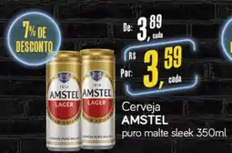 Cometa Supermercados Cerveja AMSTEL puro malte sleek oferta