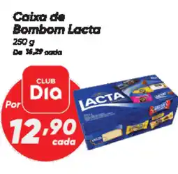 Dia Caixa de Bombom Lacta oferta