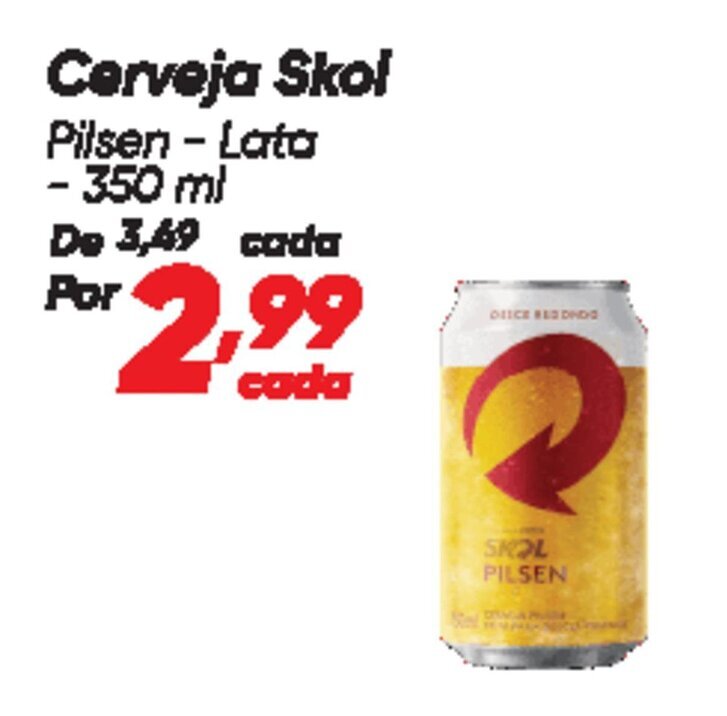 Dia Cerveja Skol Pilsen - Lata oferta