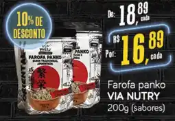 Cometa Supermercados Farofa panko VIA NUTRY oferta