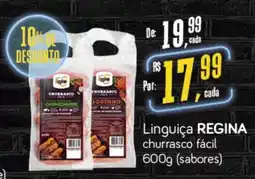Cometa Supermercados Linguiça REGINA churrasco fácil oferta