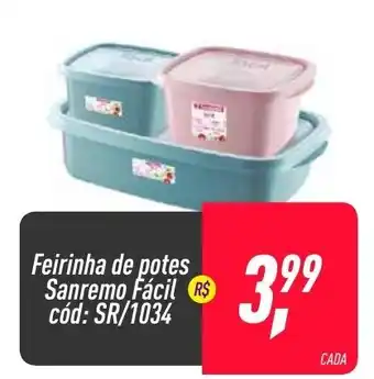 Feirinha de potes Sanremo Facil cod: SR/1034