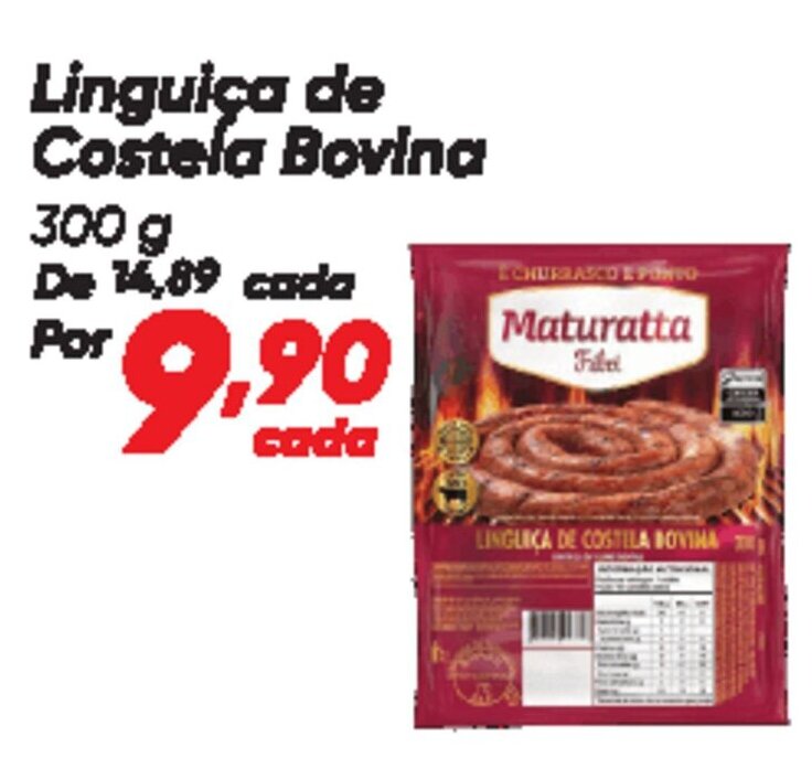 Dia Linguiça de Costela Bovina oferta