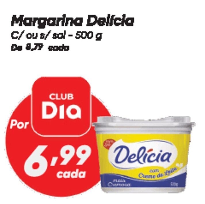 Dia Margarina Delícia oferta