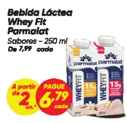 Dia Bebida Láctea Whey Fit Parmalat Sabores oferta