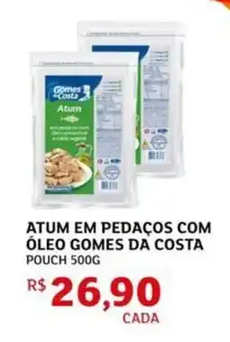 Assaí Atacadista Atum em pedaços com óleo gomes da costa pouch oferta