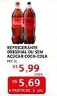 Assaí Atacadista Refrigerante original ou sem açúcar coca-cola pet oferta