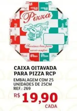 Assaí Atacadista Caixa oitavada para pizza rcp oferta