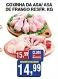 Supermercados Paraná Coxinha da asa/ asa de frango resfr. oferta