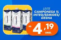 Supermercados Rex Leite camponesa oferta
