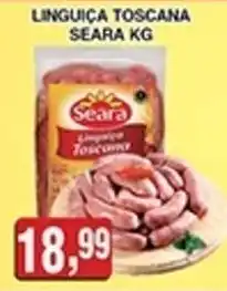 Supermercados Paraná Linguiça toscana seara oferta