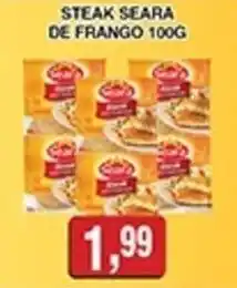 Supermercados Paraná Steak seara de frango oferta