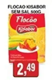 Supermercados Paraná Flocao kisabor sem sal oferta