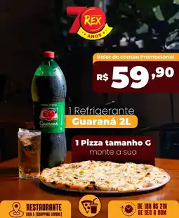 Supermercados Rex 1 Refrigerante Guaraná , 1 Pizza tamanho G oferta