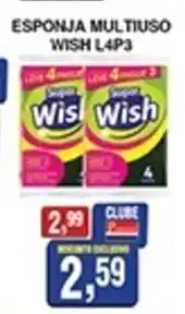Supermercados Paraná Esponja multiuso wish oferta