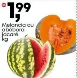 Frangolândia Melancia ou abóbora jacaré oferta