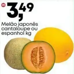Frangolândia Melão japonês cantaloupe ou espanhol oferta