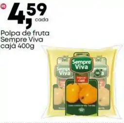 Frangolândia Polpa de fruta Sempre Viva cajá oferta