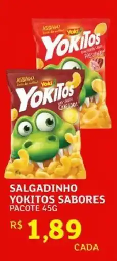 Assaí Atacadista Salgadinho yokitos sabores pacote oferta