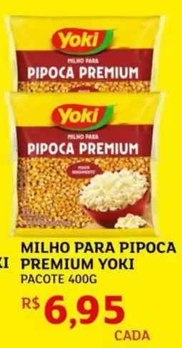 Assaí Atacadista Milho para pipoca premium yoki pacote oferta