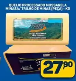 Dom Atacadista Queijo processado mussarela minasa/trilho de minas (peça) oferta