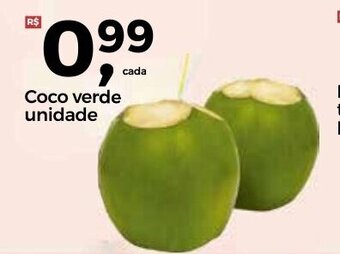 Frangolândia Coco verde unidade oferta