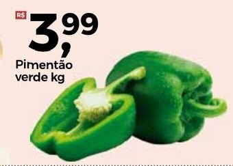 Frangolândia Pimentao Verde 1kg oferta