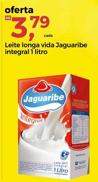 Frangolândia Leite longa Vida Jaguaribe integral 1L oferta