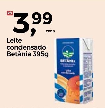 Frangolândia Leite Condensado Betania 395g oferta