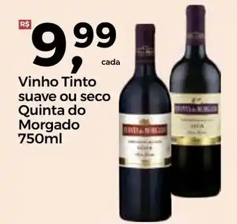 Frangolândia Vinho Tinto suave ou seco Quinta do Morgado 750ml oferta