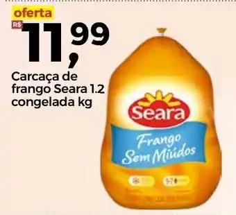 Frangolândia Carcaca de frango Seara 1.2 congelada 1kg oferta