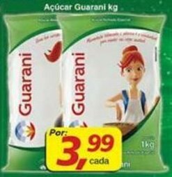 Supermercados Guanabara Acucar Guarani 1kg oferta