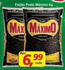 Supermercados Guanabara Feijao Preto Maximo 1kg oferta