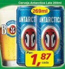 Supermercados Guanabara Cerveja Antarctica Lata 269ml oferta