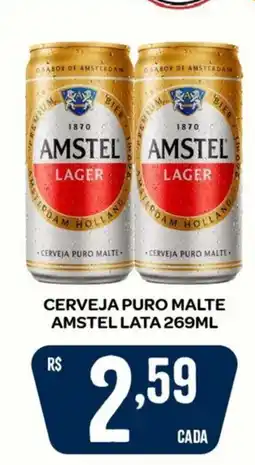 Atacadão Dia a Dia Cerveja puro malte amstel lata oferta