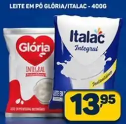 Dom Atacadista Leite em pó glória/italac oferta