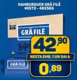 Dom Atacadista Hamburguer grå filé misto oferta