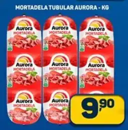 Dom Atacadista Mortadela tubular aurora oferta